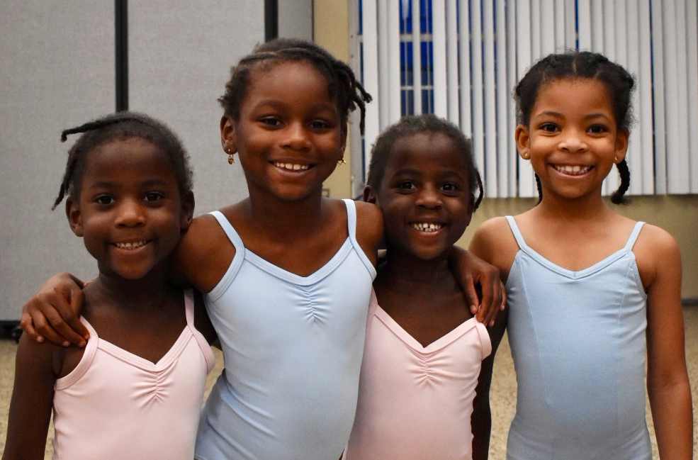 Happy Students at Ballet for the World Initiative